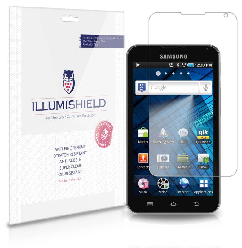 iLLumiShield - Samsung Galaxy Player 5.0 Crystal Clear Screen Protectors with Anti-Bubble/Anti-Fingerprint - 3-Pack + Lifetime Replacements