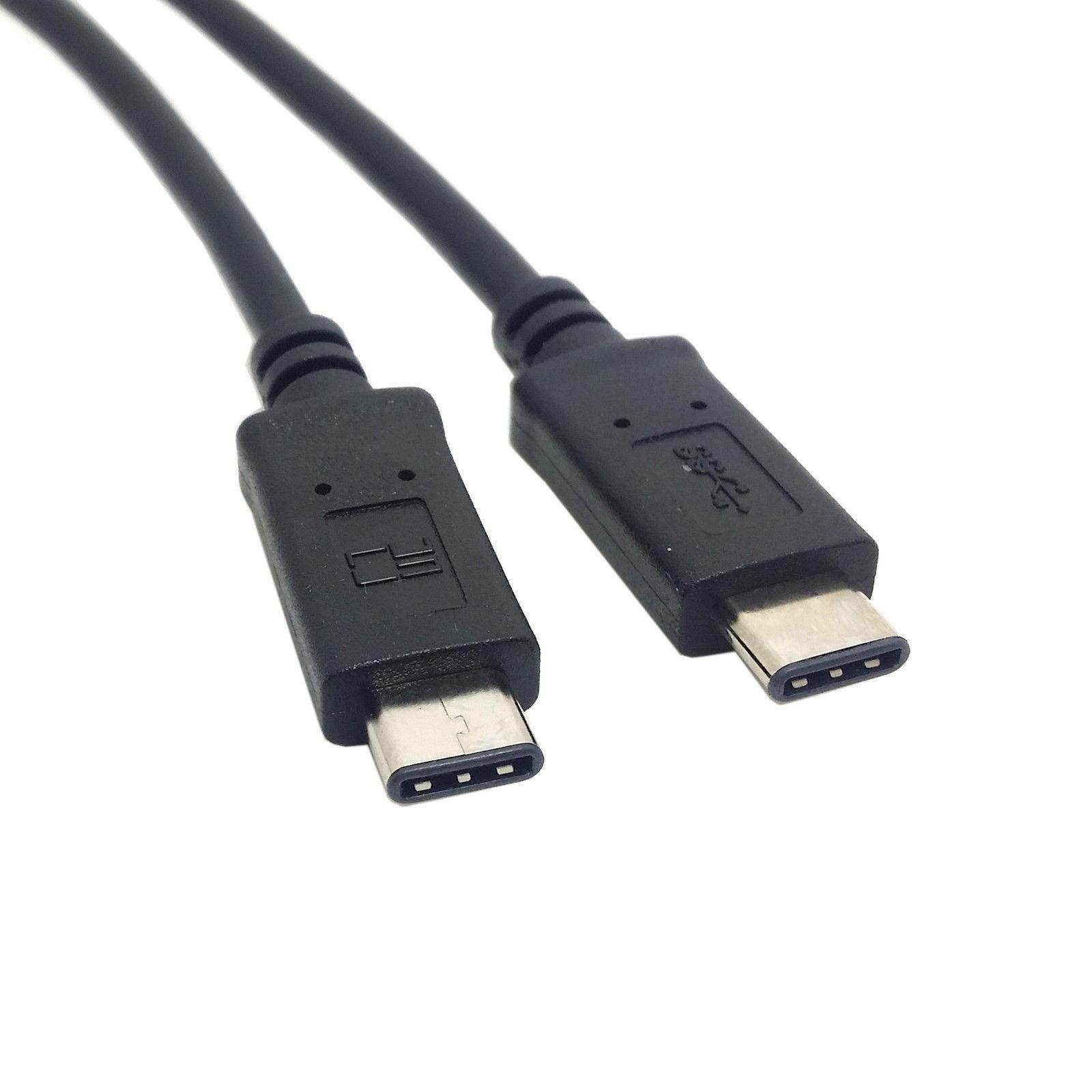 USB-C USB 3.1 Type C Male Connector to Male Data Cable for Tablet & Phone 30CM