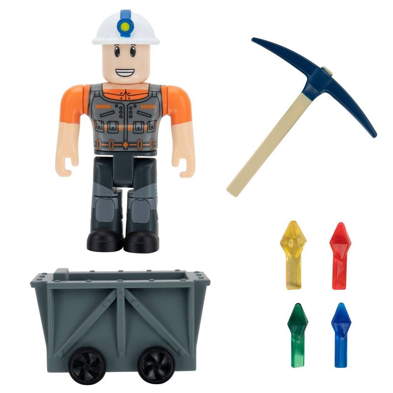 Roblox Action Collection - Megaminer Figure Pack (Includes Exclusive Virtual Item)
