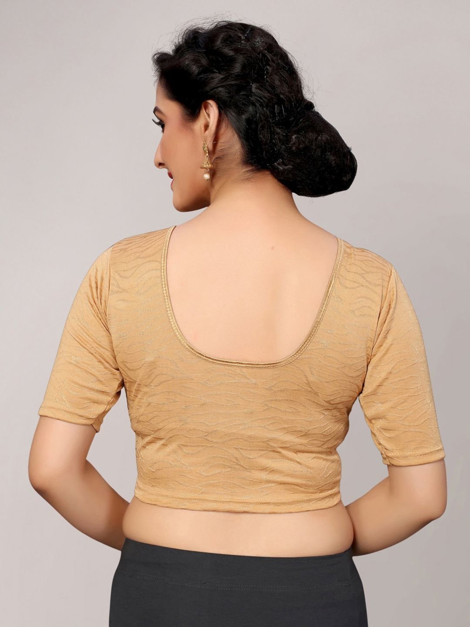 Salwar Studio Red Embroidered Blouse