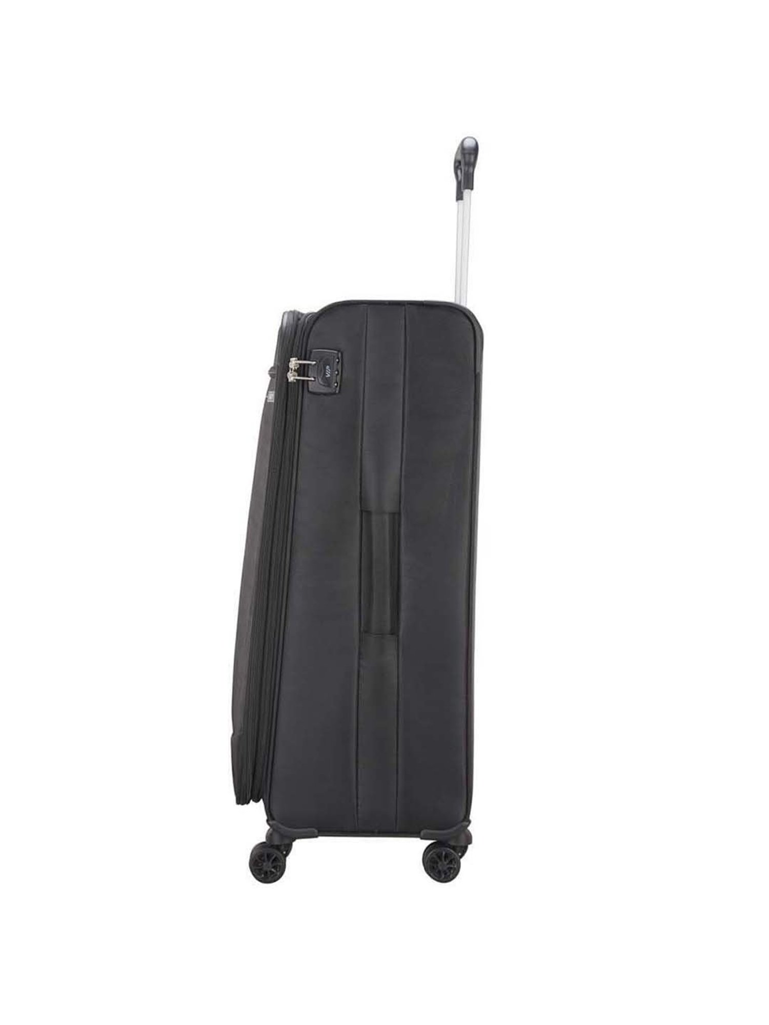 VIP Black Small Soft Cabin Trolley - 56 cm
