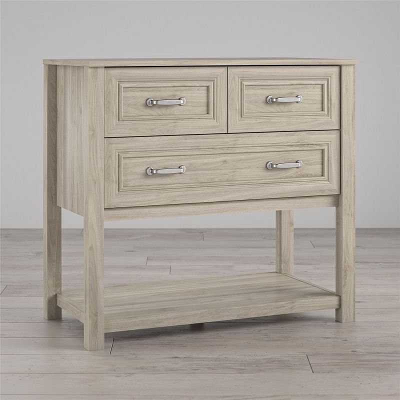 Sierra Ridge Levi Kids' 3 Drawer Dresser, Light Walnut