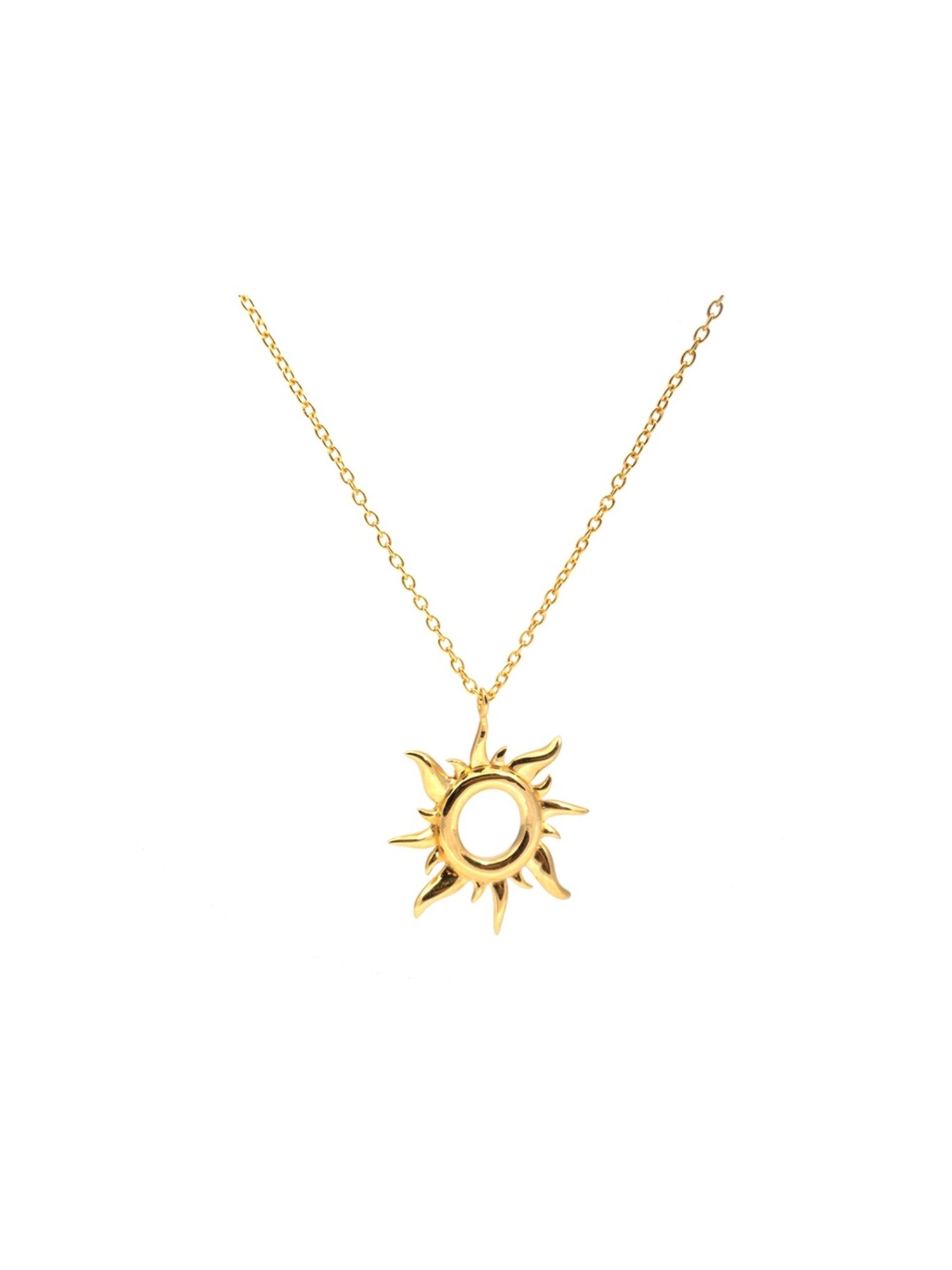 Palmonas Golden Glory Of Sun Vermeil Necklace for Women