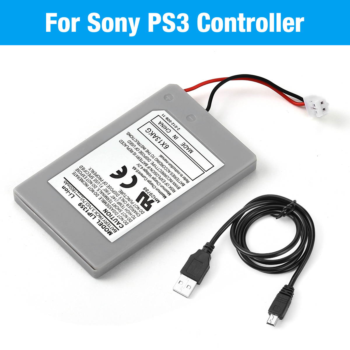 1800mAh Replacement Battery for Sony PlayStation 3 PS3 Wireless Controller