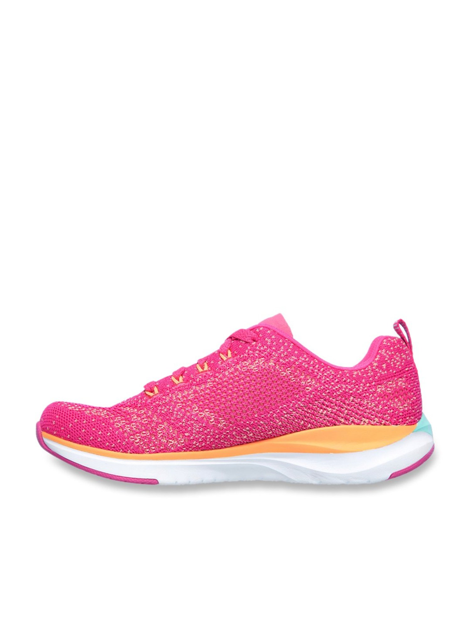 Skechers Women's ULTRA GROOVE Hot Pink Orange Sports Slip On Shoe