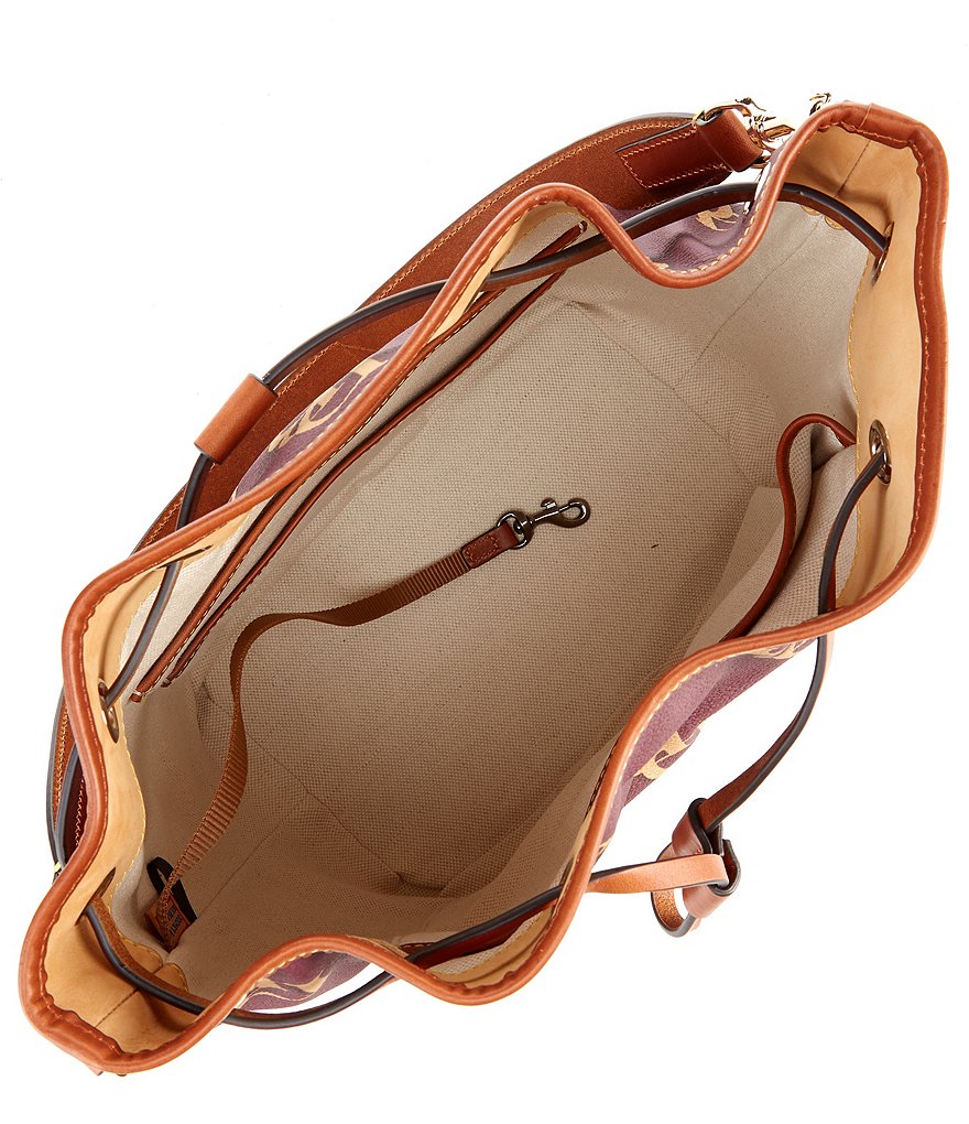 COACH Colorblock Leather Willow Bucket Bag