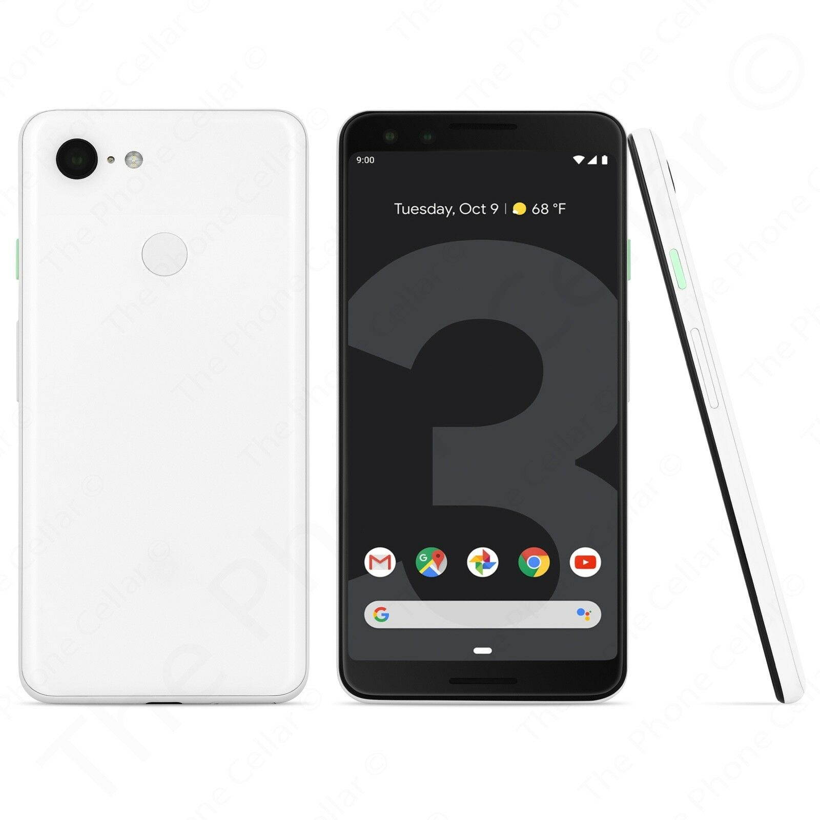 Google Pixel 3 64GB Clearly White (Unlocked) Grade A