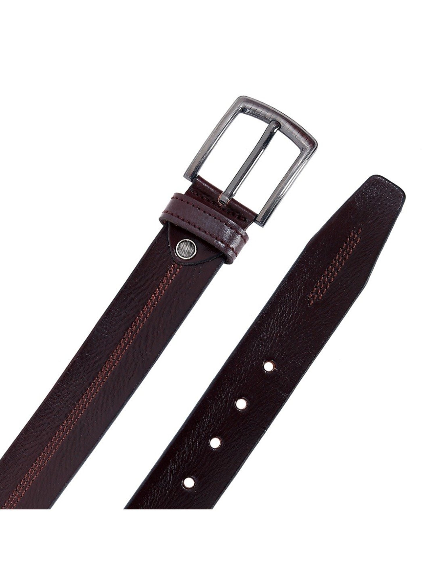 Fossil Griffin Brown Leather Casual Belt For Men