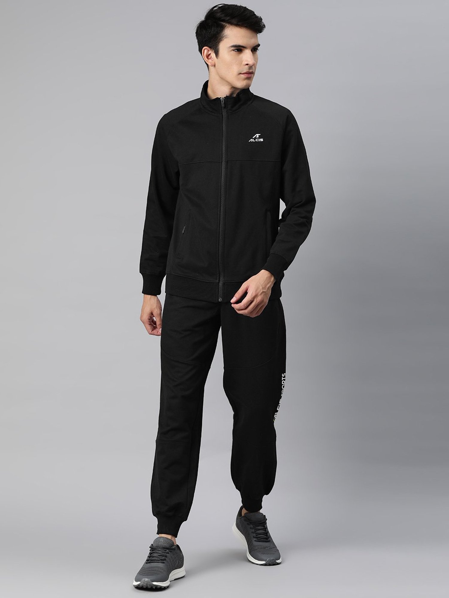 Vimal Jonney Light Mud Cotton Regular Fit Tracksuit