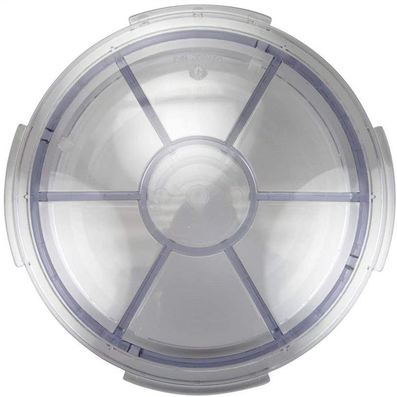 Pentair 356750 Plastic Pool Spa Hair and Lint Strainer Lid Replacement Part for Pentair EQ Series Plastic Commercial Pool Pumps, Clear