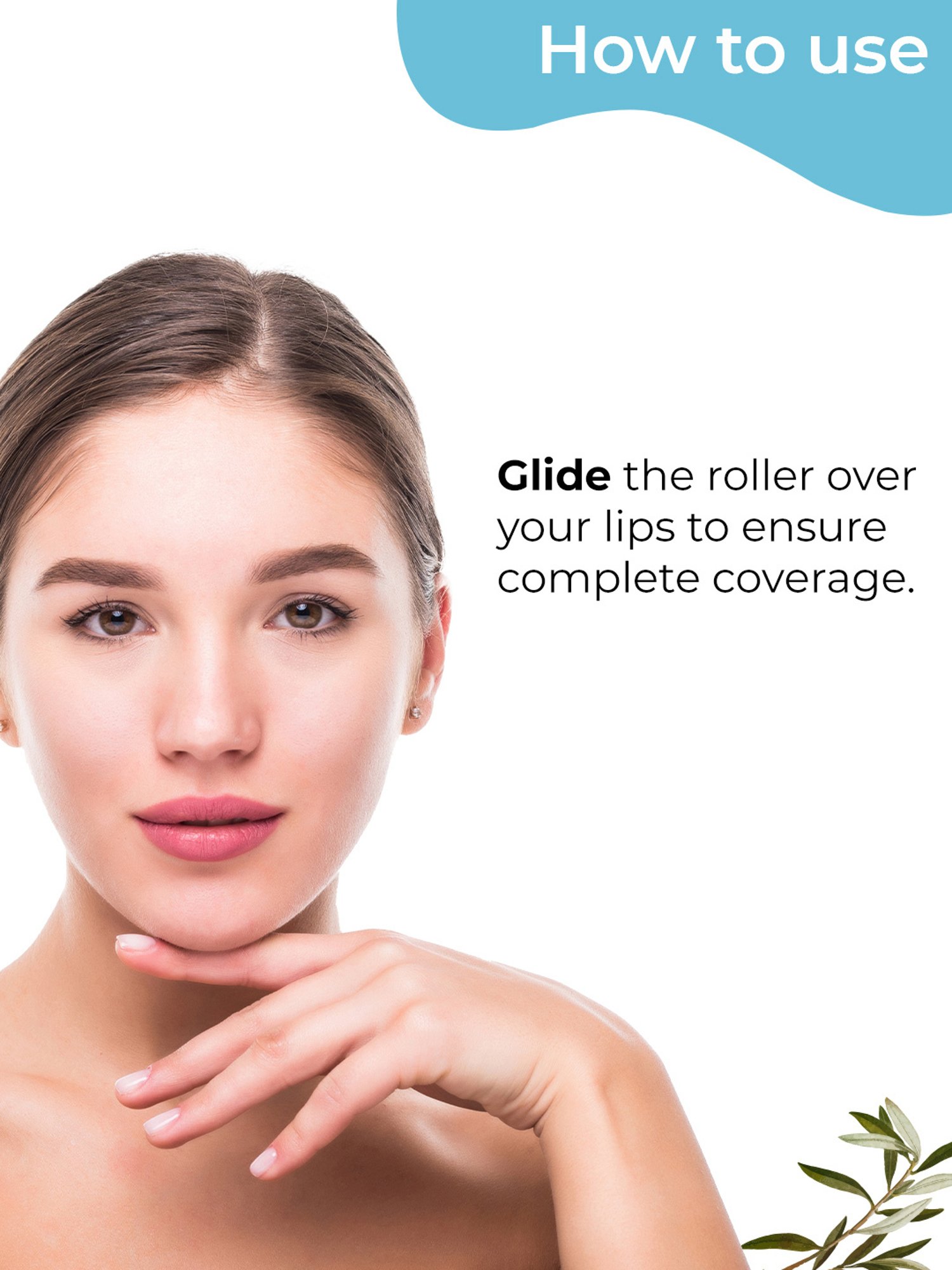 Pilgrim Squalane Peppermint Lip Serum with Roll-On for Visibly Plump Lips - 6 ml