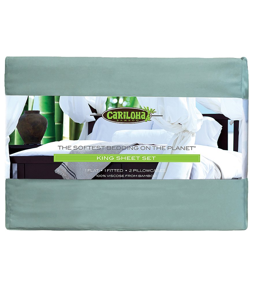 Cariloha Viscose Made of Bamboo Resort Split King Sheet Set