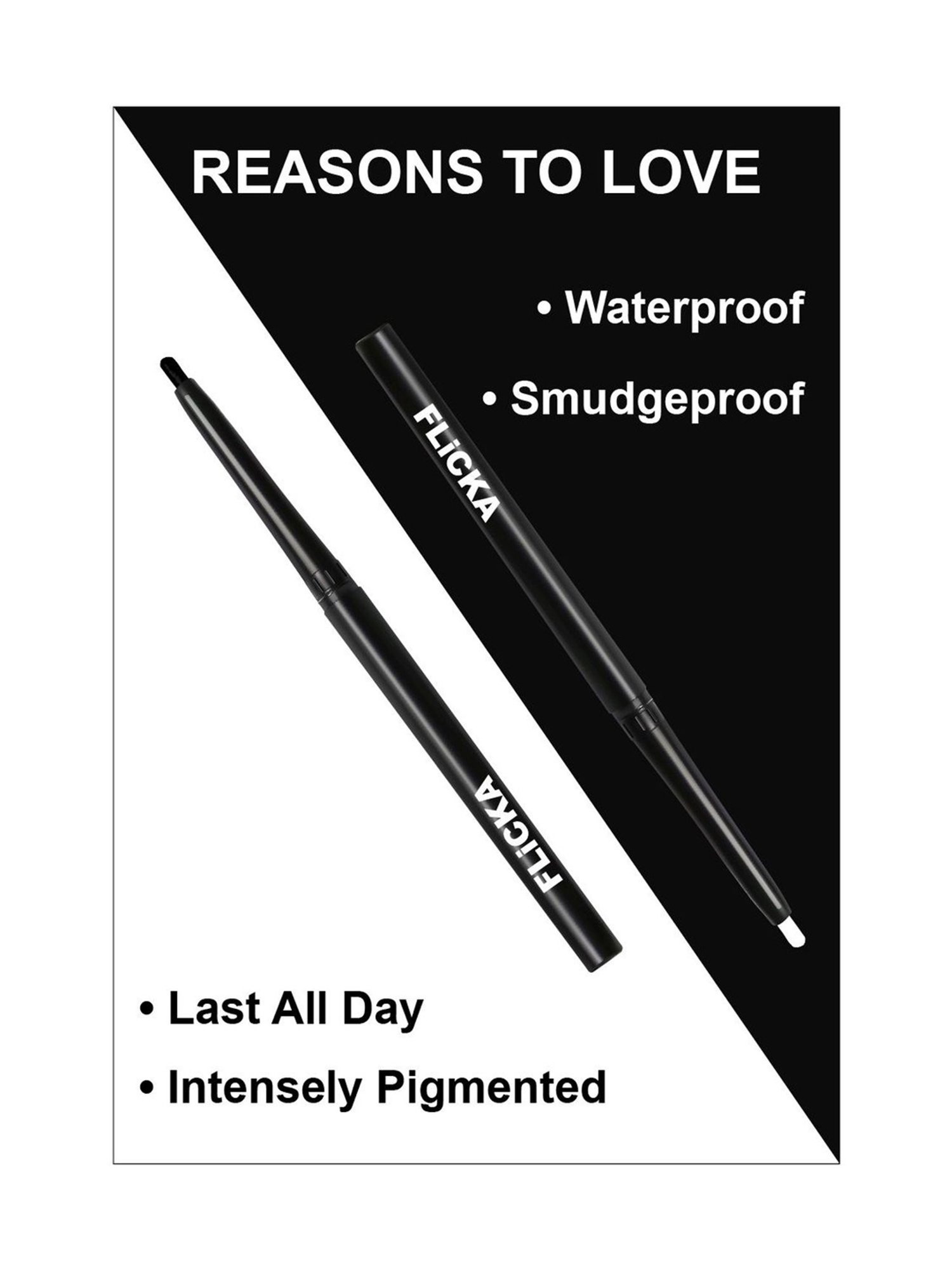 Matt Look Single Stroke Super Glide Eyeliner Kohl Kajal Bottle Green - 1.3 gm