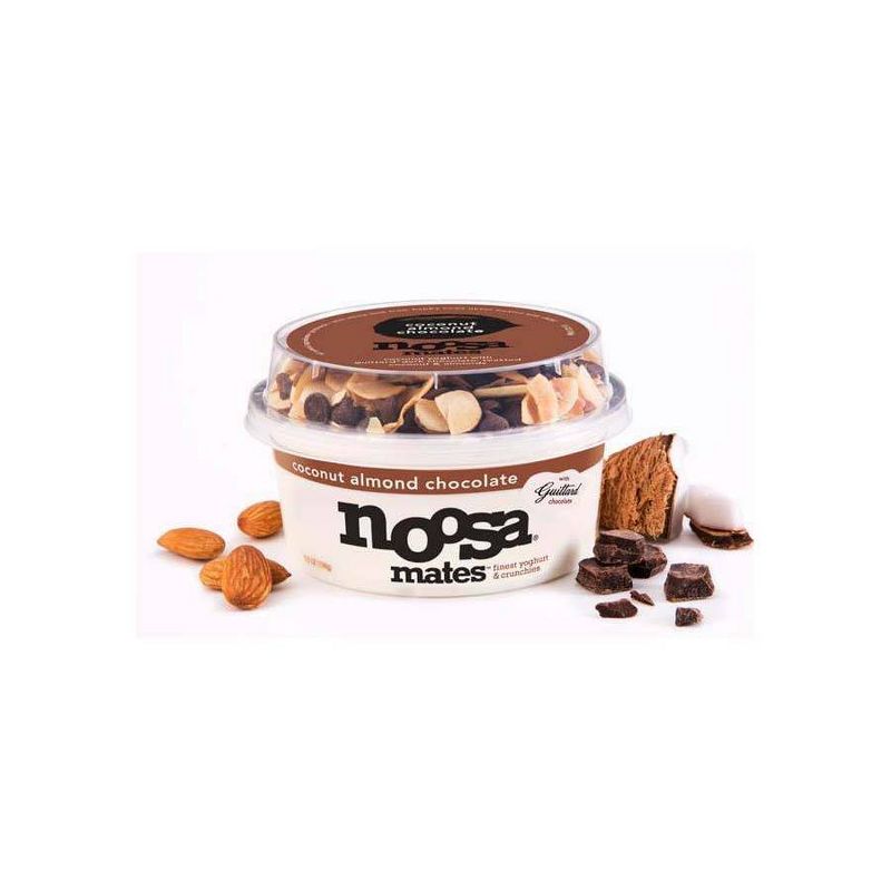 Noosa Mates Coconut Almond Chocolate Australian Style Yogurt - 5.5oz
