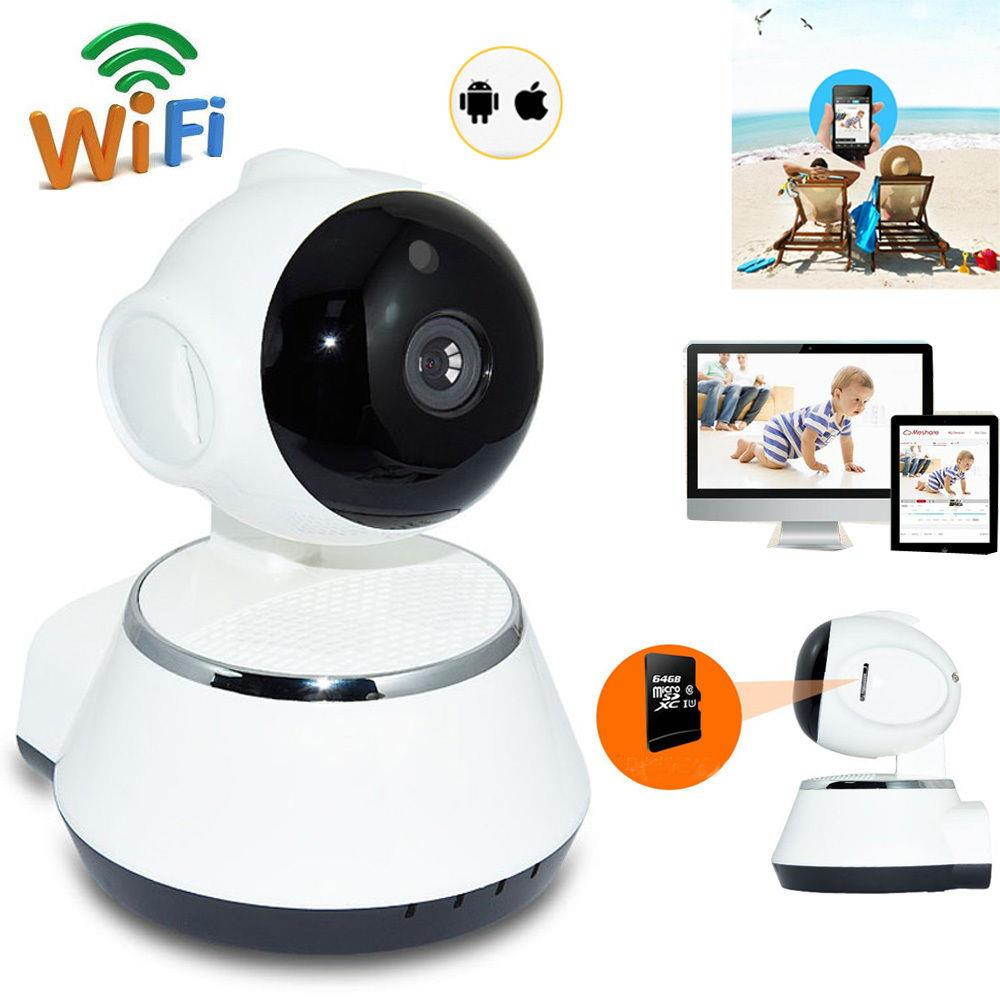 New Wireless 720P Pan Tilt Network Home CCTV IP Camera IR Night Vision WiFi Webcam