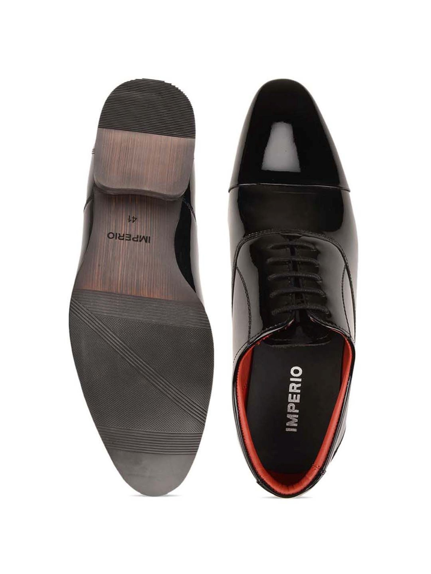 Imperio by Regal Men's Black Oxford Shoes