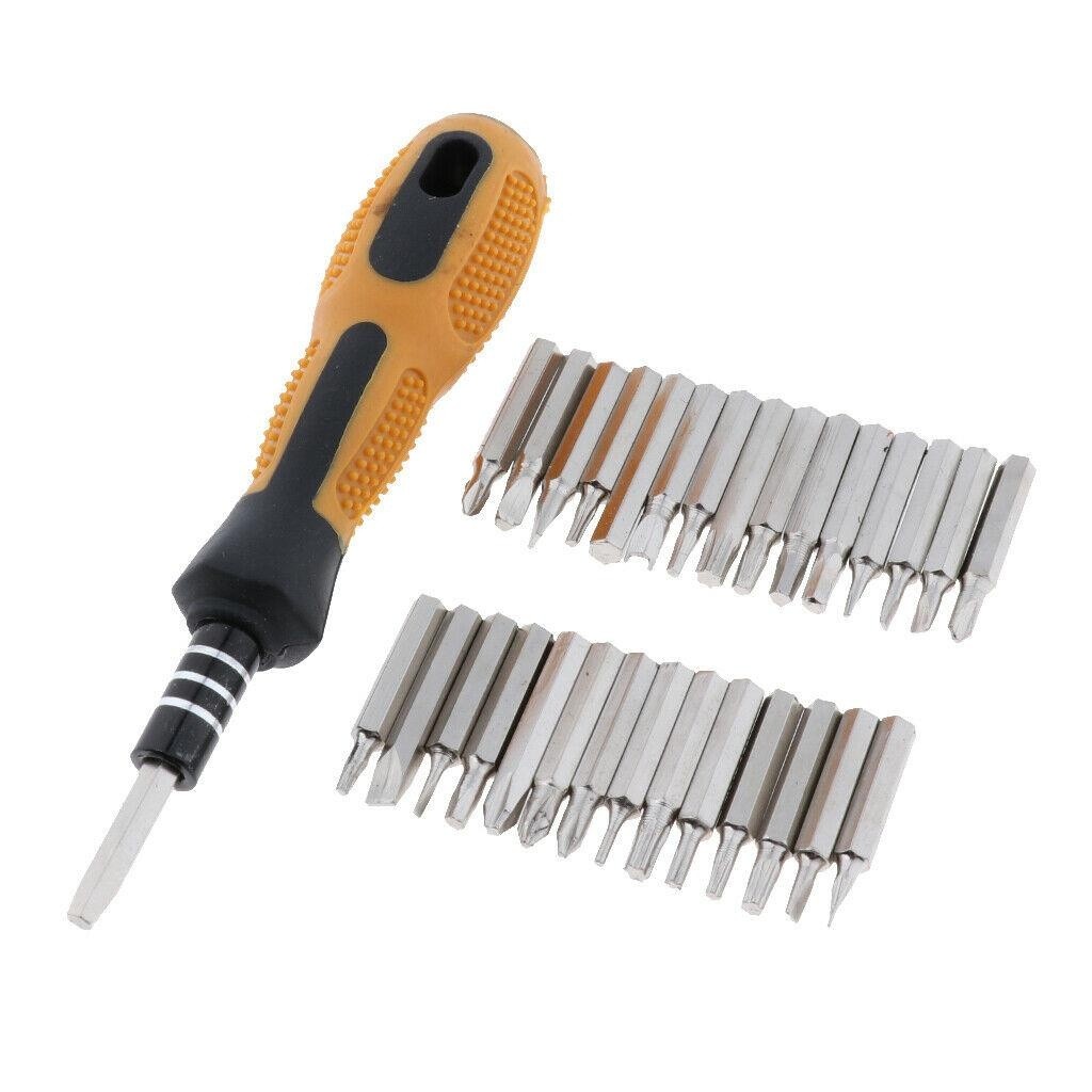 31 in 1 Screwdriver Set PC Hard Drive Printer Shaver Repair Kit Tools