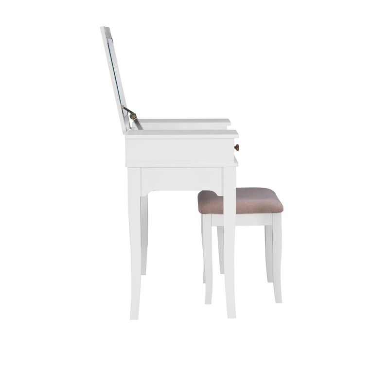 Salisbury Vanity w/Mirror White - Chique