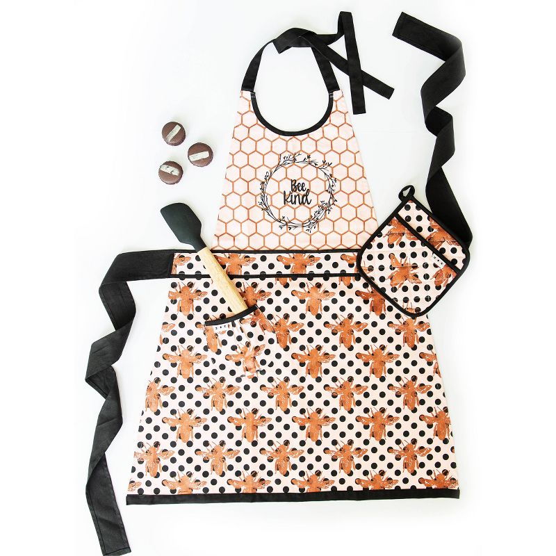 Cotton Bee Kind Apron - Simply Whimsical