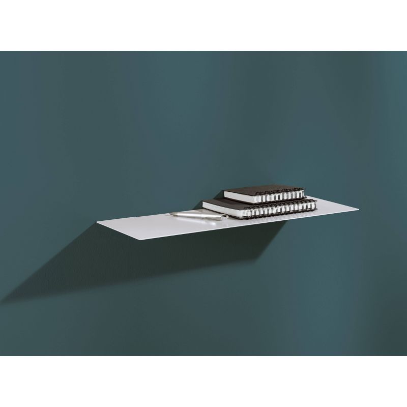 Dolle Katana Floating Metal Shelf - White