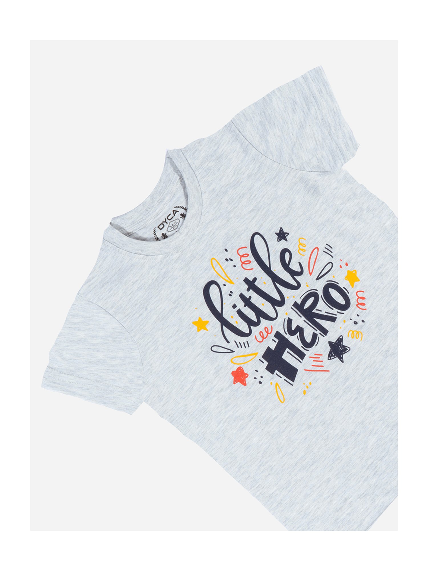 Dyca Kids Light Grey Graphic T-Shirt