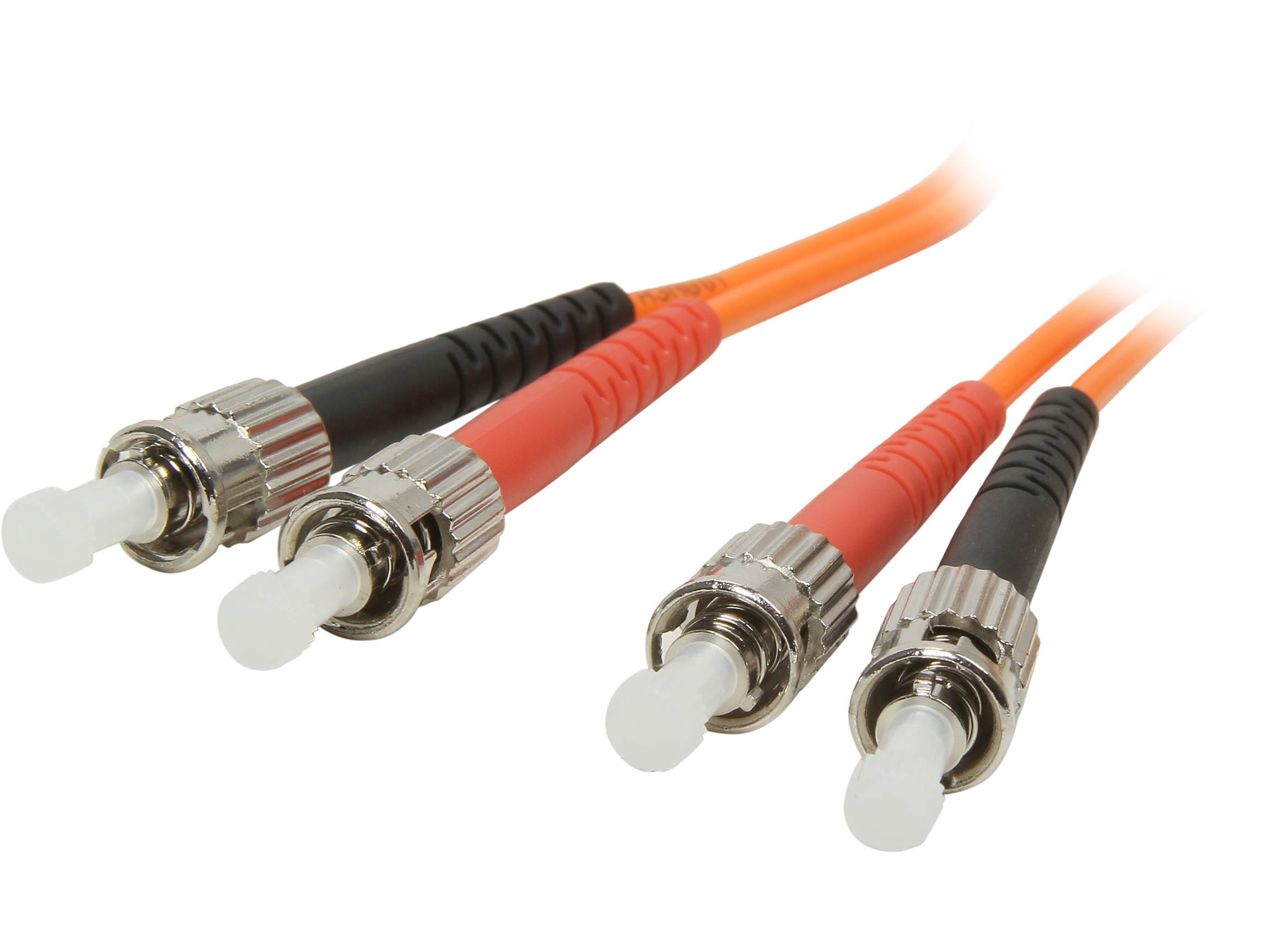 BYTECC MD-ST1 1m MD-ST ST to ST Duplex (2 Strand) Cable, Multi Mode 62.5/125 Standard Zipcore