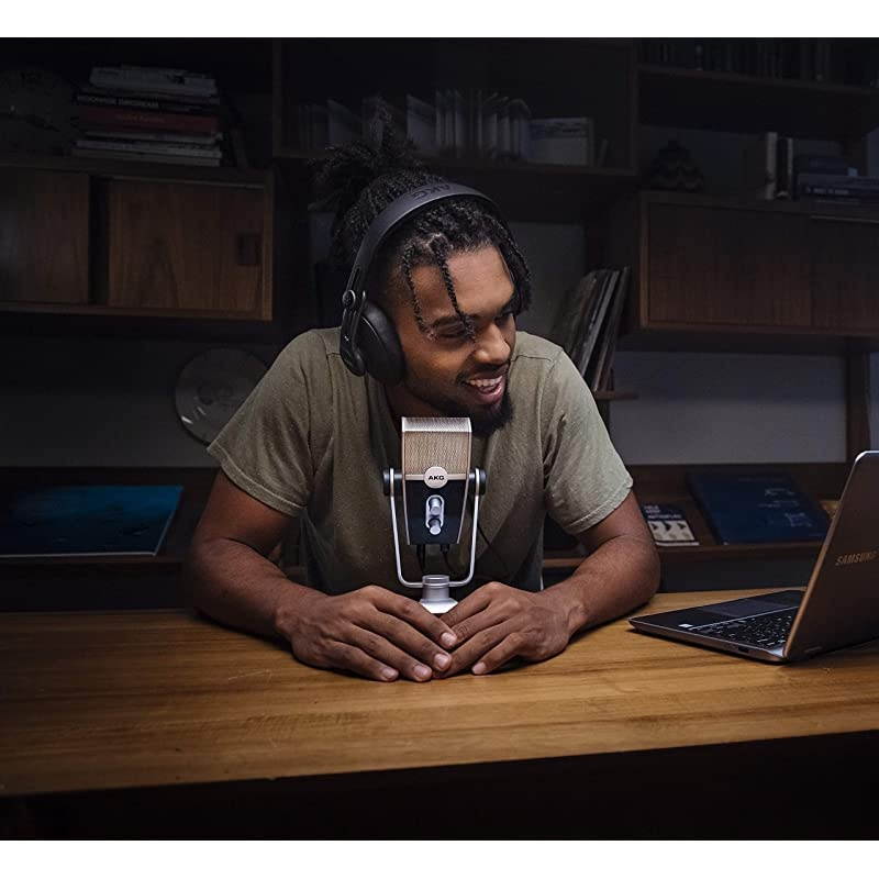Podcaster Essentials Kit for Streamers, Vloggers, and Gamers-Includes Lyra USB-C Microphone, K371 Headphones, and Ableton Lite Software