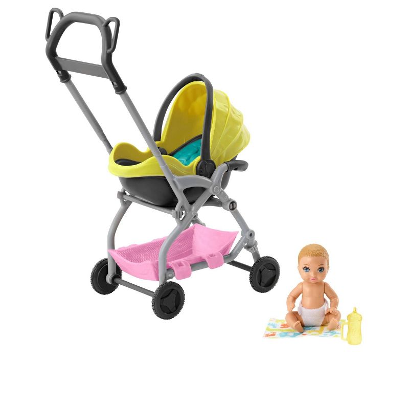 Barbie Skipper Babysitter Inc. Stroller and Baby Playset