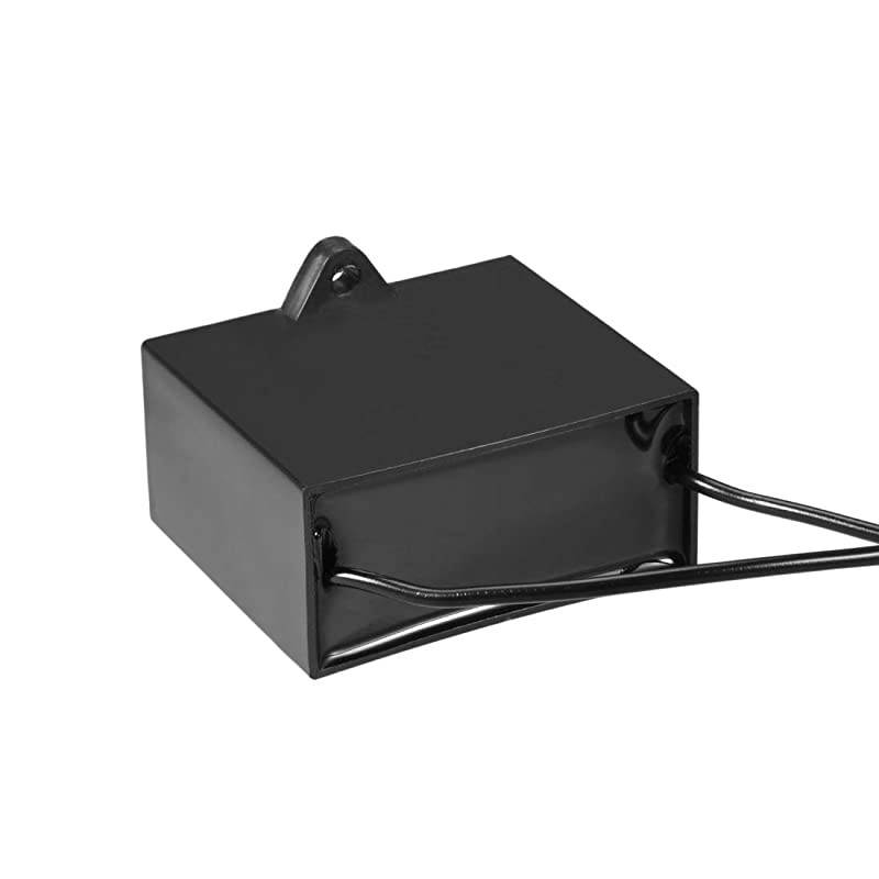 Ceiling Fan Capacitor CBB61 15uF 450V AC 2 Wires Metalized Polypropylene Film Capacitors 58x28x50mm for Water Pump Motor Generator, Pack of 2