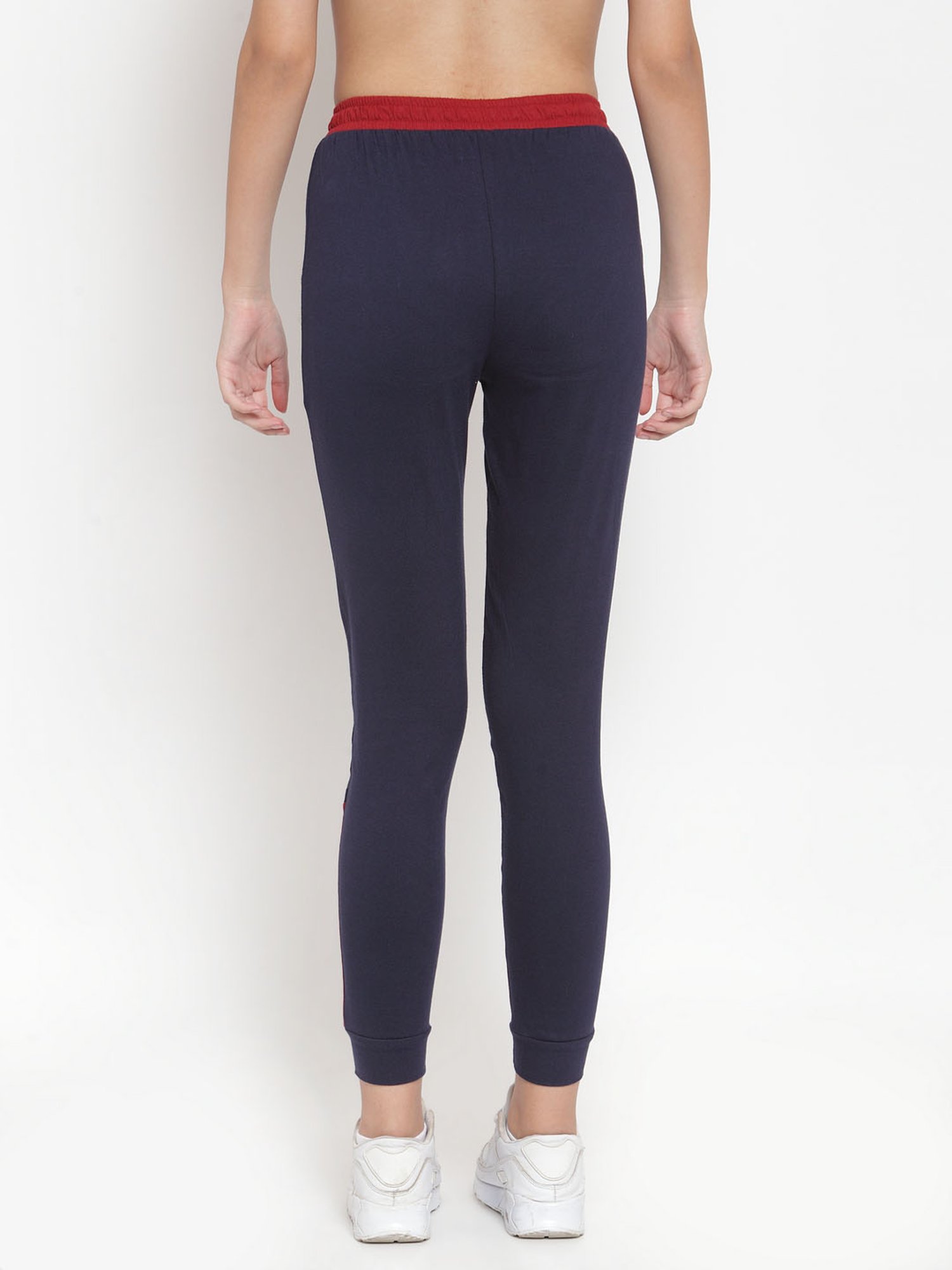 Boston Club Navy Striped Trackpants