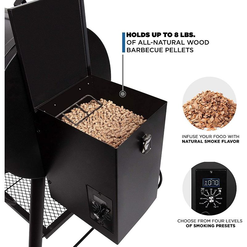 Zulay Kitchen 18" Grill Brush 100% Rust Proof Stainless Steel Bristles and a Sharp Metal Scraper with Long and Sturdy Handle