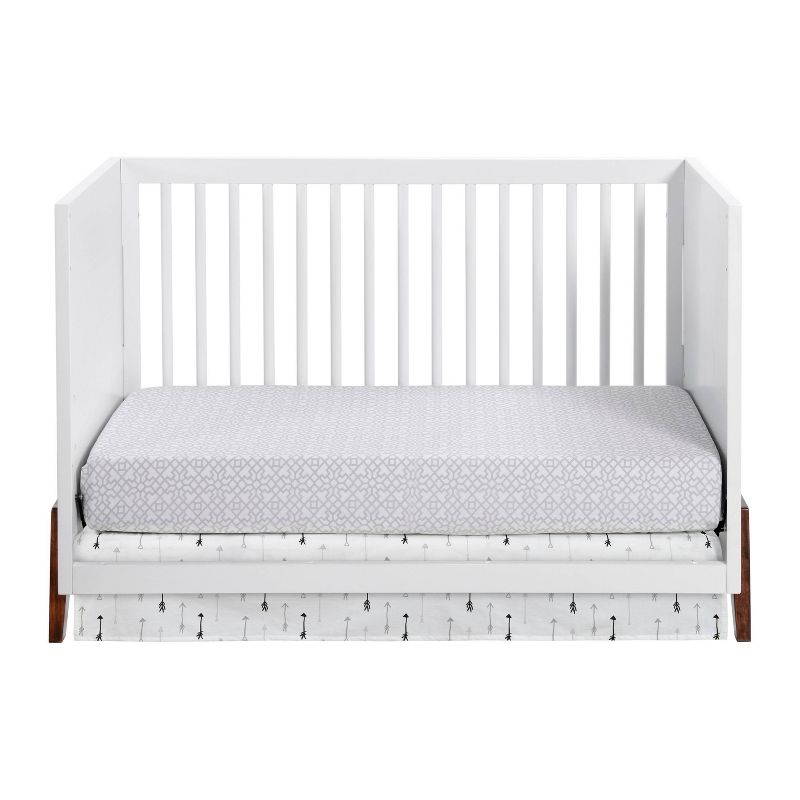 Oxford Baby Mari 3-in-1 Island Crib - White/Brown