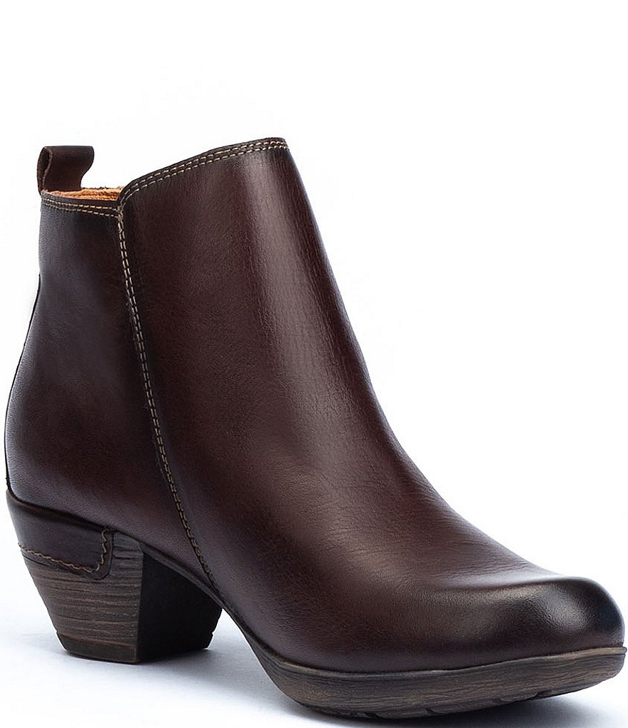 Pikolinos Rotterdam 902 Leather Side Zip Booties