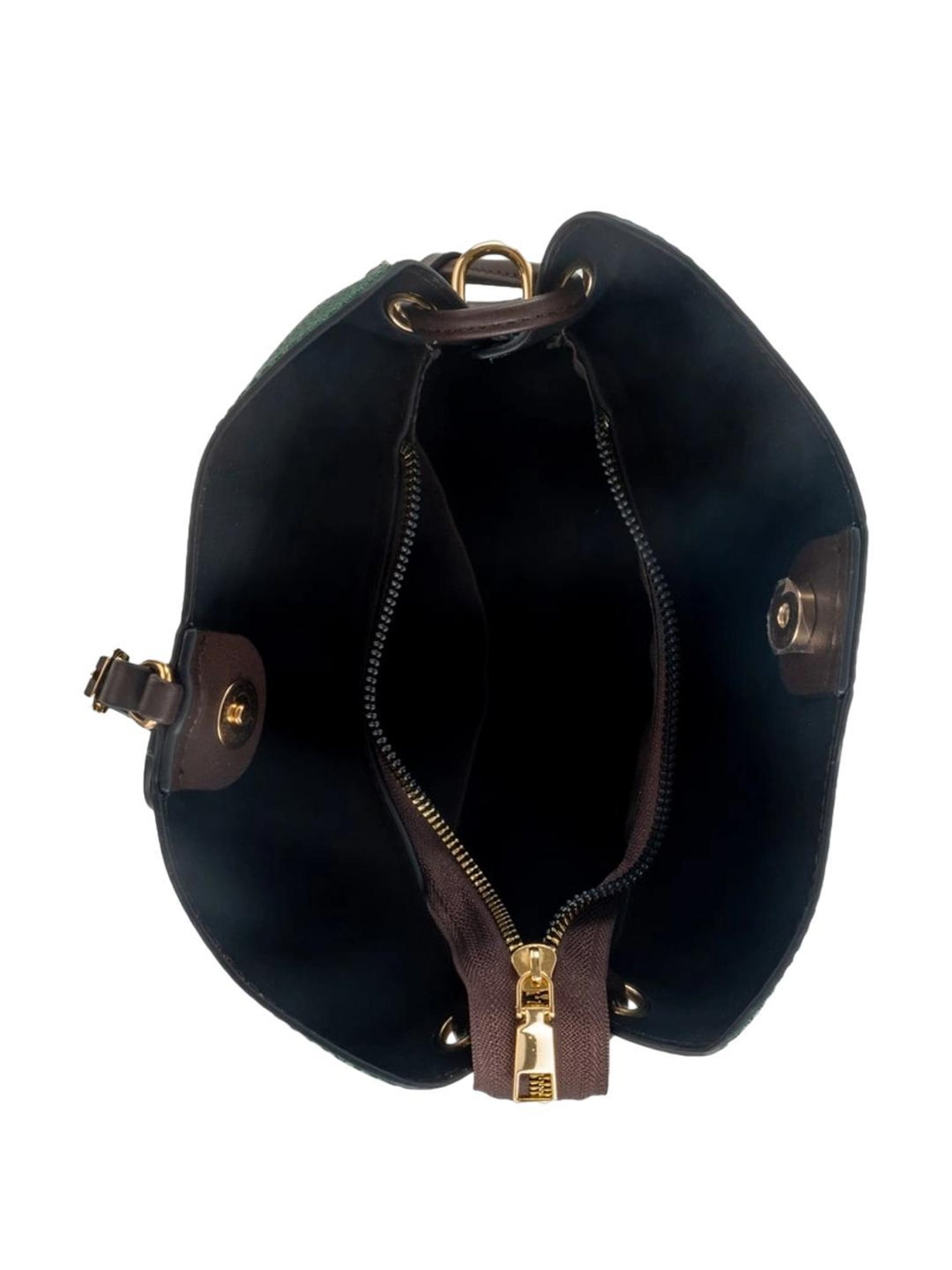 BULCHEE Green Solid Sling Handbag