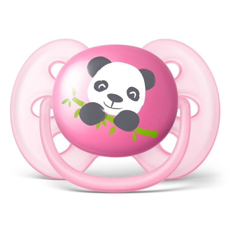 Philips Avent Ultra Soft Pacifier 6-18m - Panda/Heart - 2pk