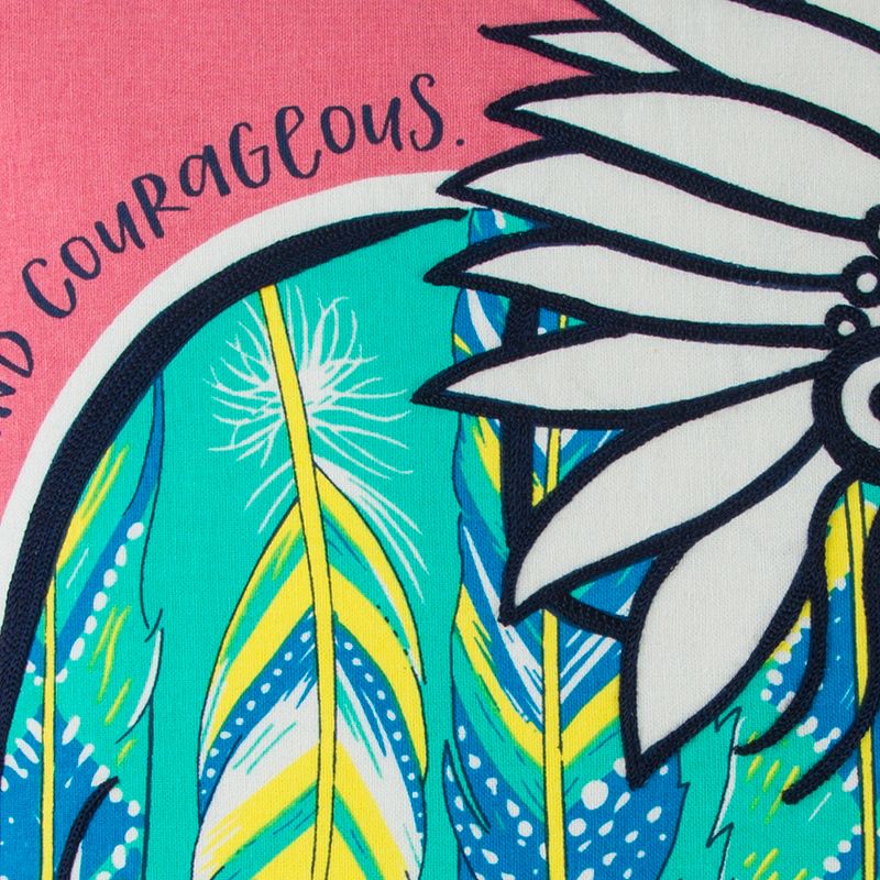 Simply Southern Animal Print Throw Pillow Pink - Rizzy Home