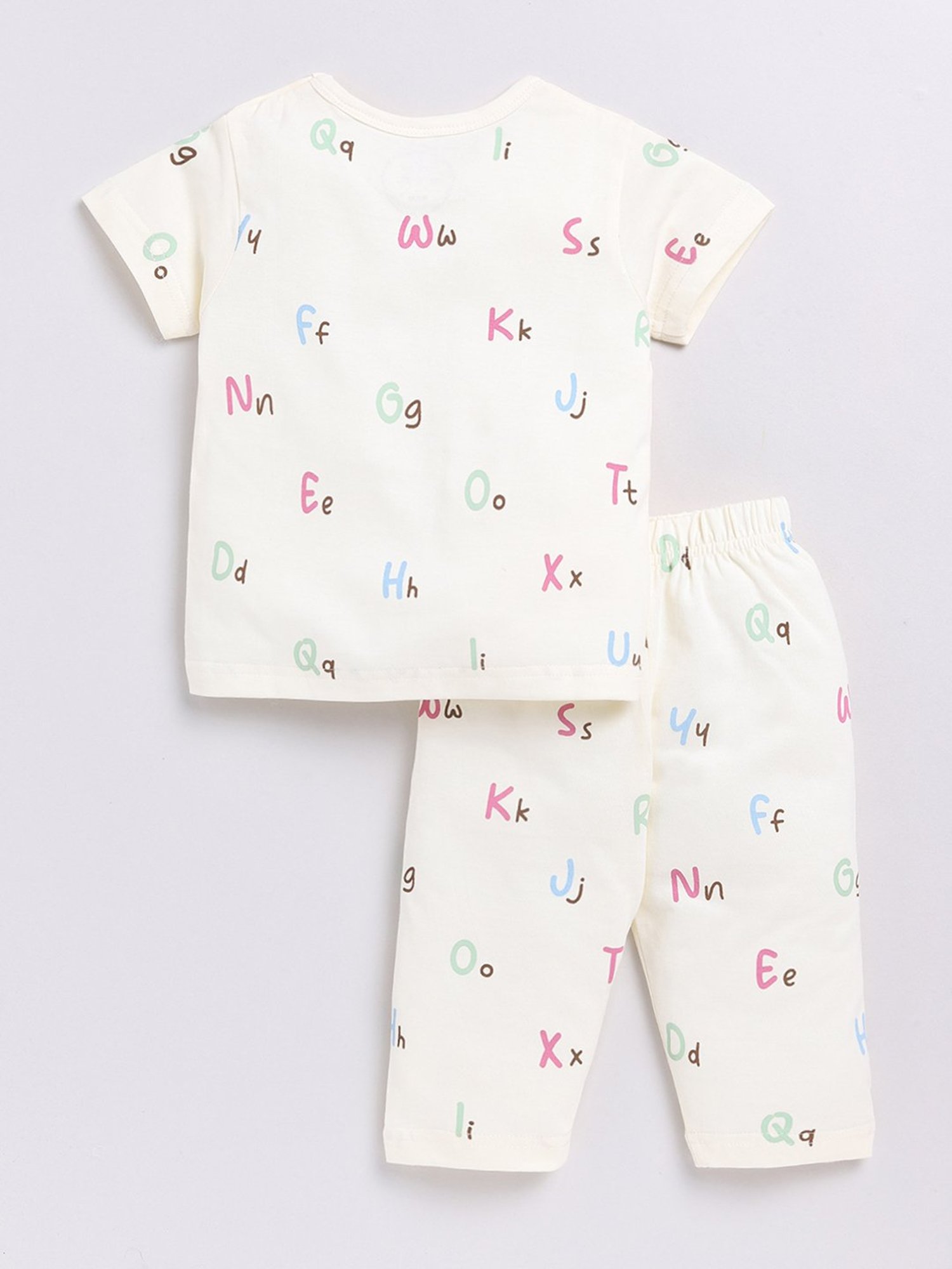 Clt.s Boys Light Blue Printed T-Shirt with Pants