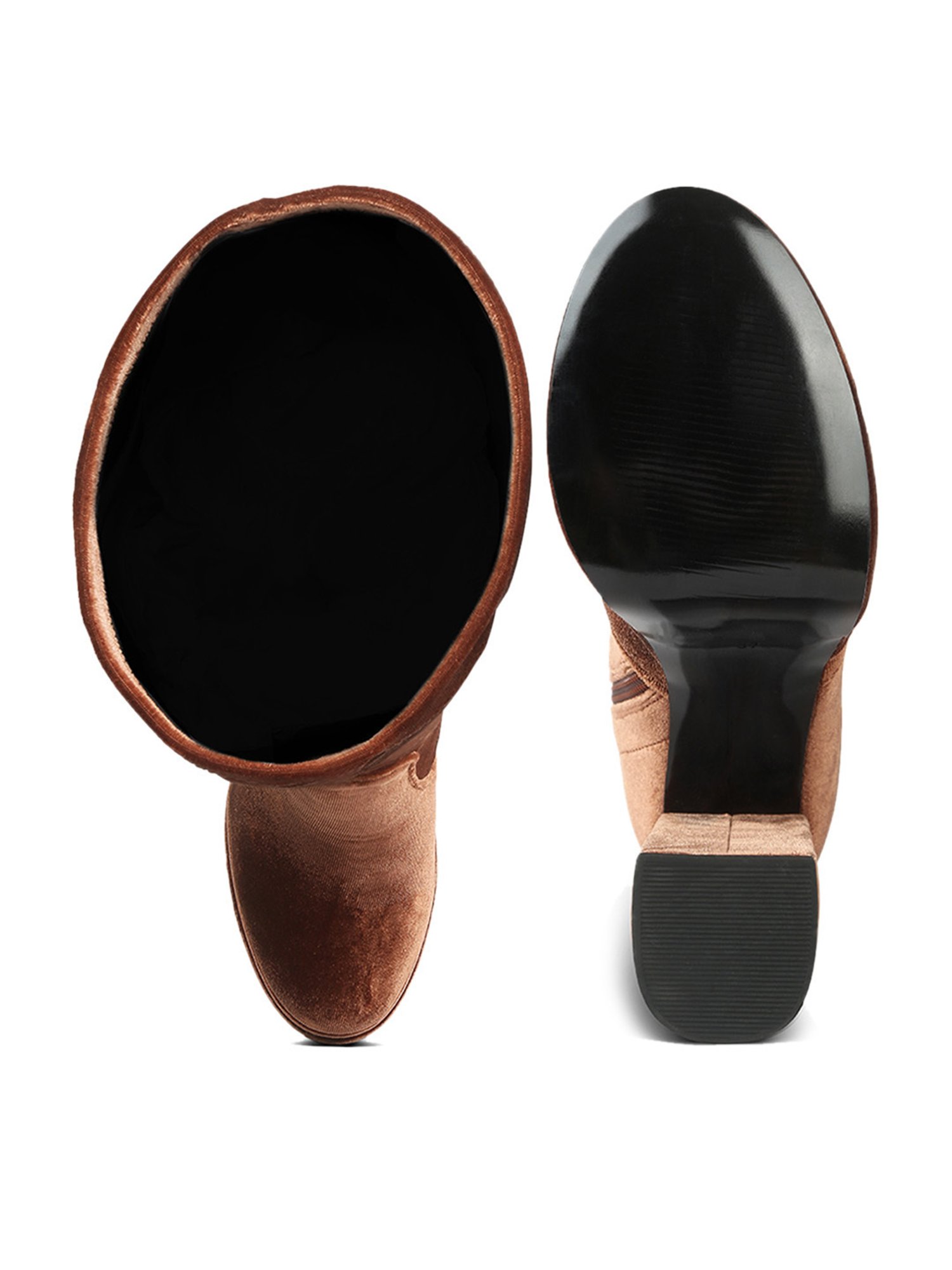 London Rag Women's Brown Casual Booties