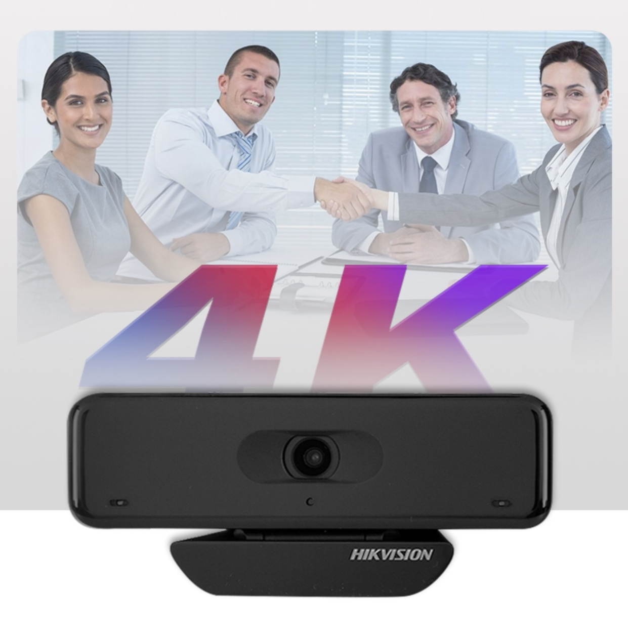 Hikvision 4K 3264*2448 Webcam for PC, Full HD Computer Camera, External USB Video Vonference Webcam with Microphone, HD Wide-angle Anchor live Webcam 8 Million Pixel High-end 4K