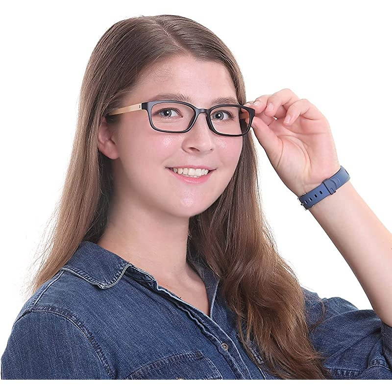 Blue Light Blocking Glasses Anti Eyestrain Computer ReadingGamingTV Glasses for Women and Men Anti Glare BlackYellow 025 Magnification