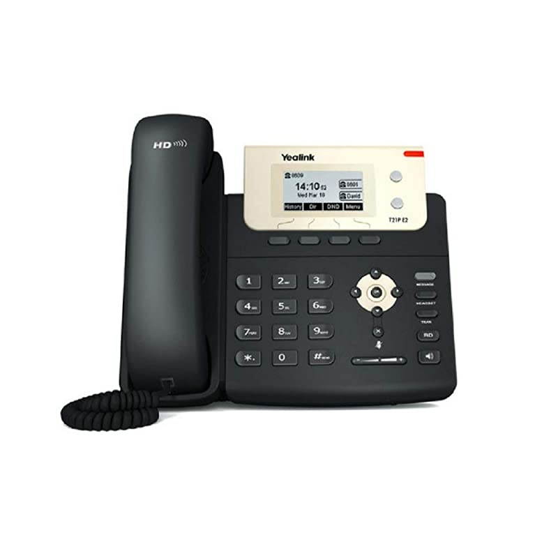 T21P E2 IP Phone 2 Lines 23Inch Graphical Display Dualport 10100 Ethernet 8023af PoE Power Adapter Not Included SIPT21P E2