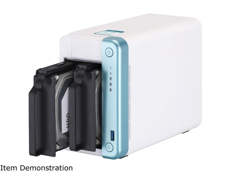 QNAP TS-251D-4G NAS TS-251D-4G 2Bay SATA Celeron J4005/4025 Dual-core 2.5GHz 4GB DDR4