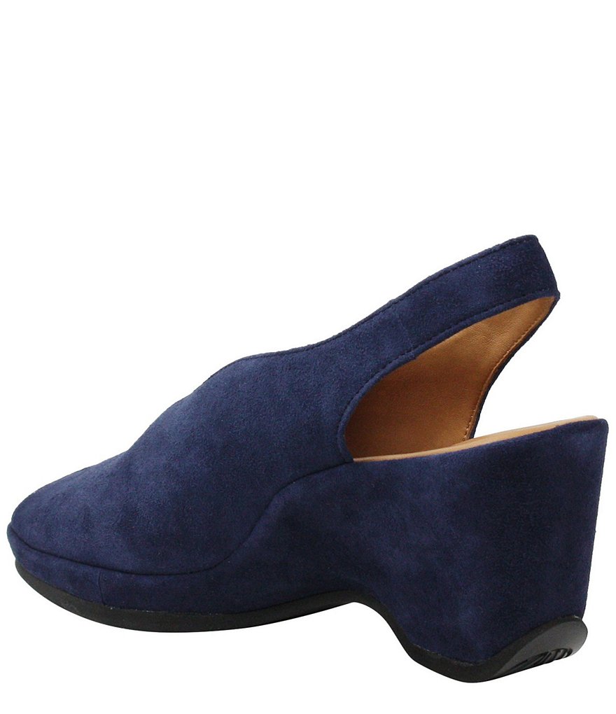 L'Amour Des Pieds Odetta Suede Slingback Pumps