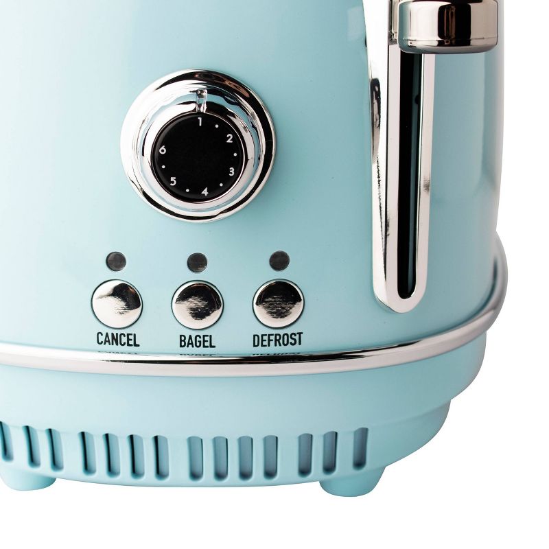 Heritage 2-Slice Wide Slot Toaster - Blue