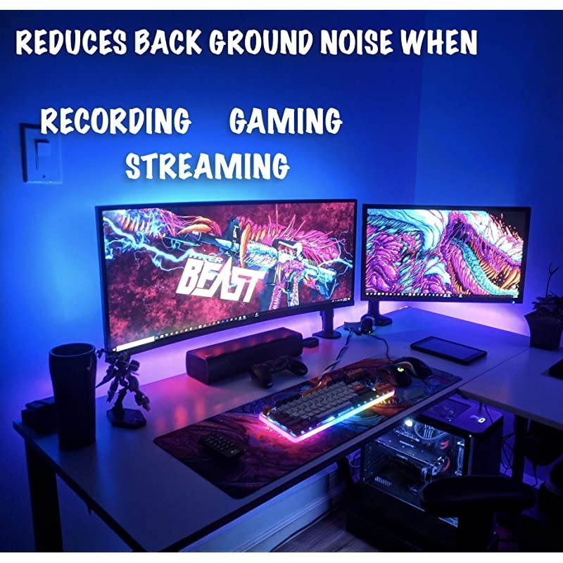 Large Mic Cover For MXL, Audio Technica AT2020 and Other Large Microphones, Microphone Cover Foam, Microphone Filter, Mic Foam Cover, Foam Microphone Cover