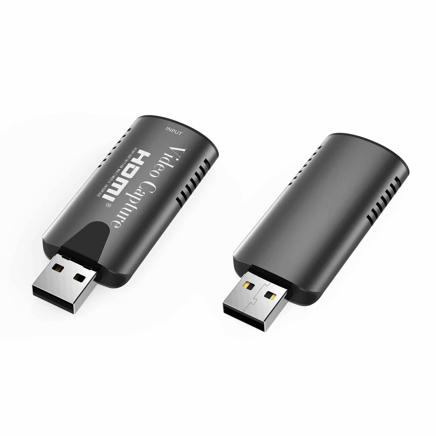 KANAV Audio Video Capture Cards, 1080P HDMI USB Video Capture Card USB 2.0 Record to DSLR Camcorder Action Cam, Computer for Gaming, Streaming, Teaching, Video Conference or Live Broadcasting