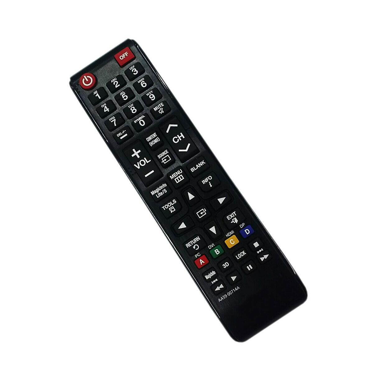Replacement TV Remote Control for Samsung ED75D Television