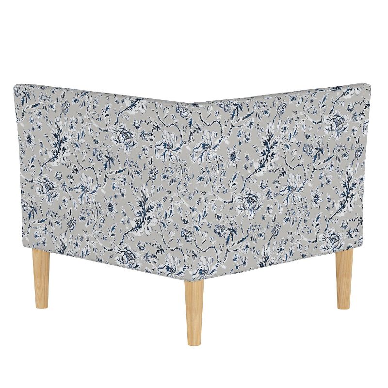 Corner Chair Indian Blockprint Gray - Threshold™