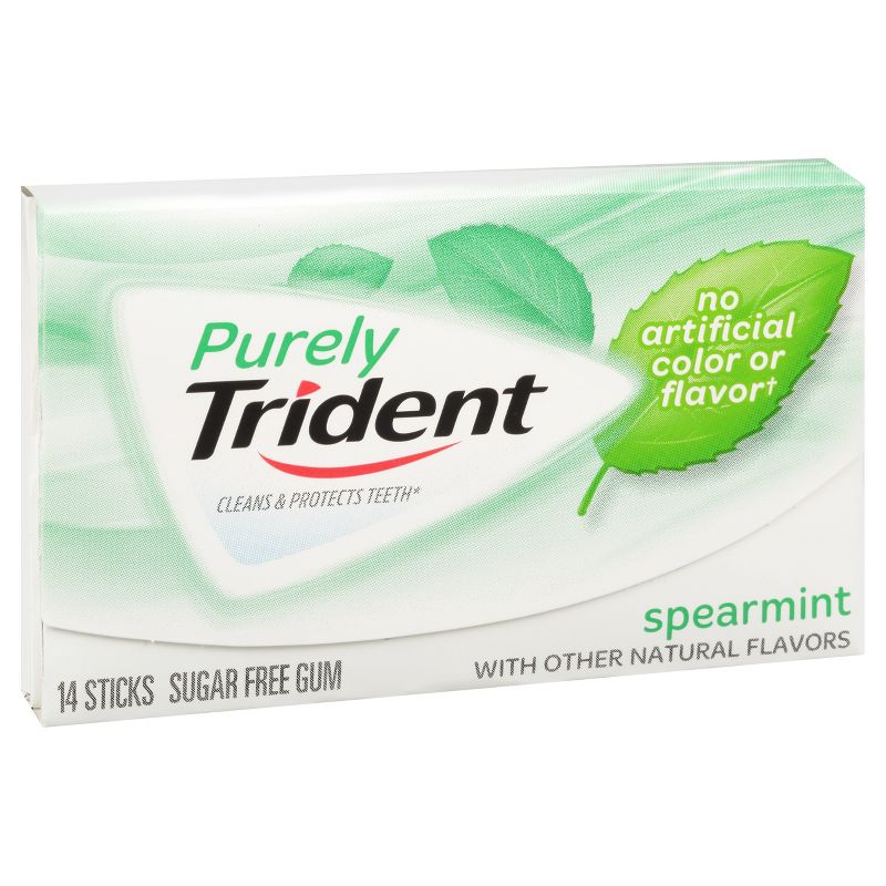 Trident Spearmint Chewing Gum - 14ct