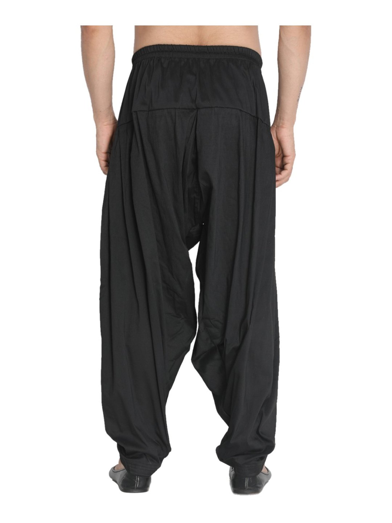 Ramraj ALAMEEN White Cotton Solid Dhotis